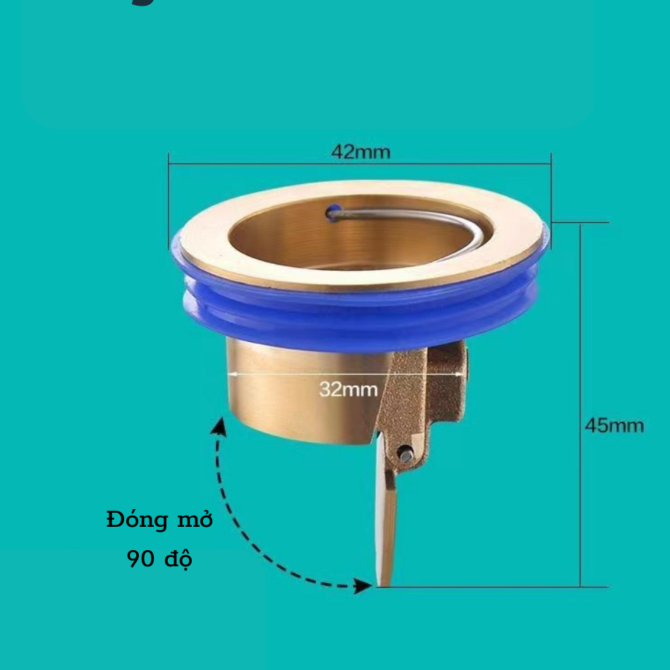 Lắp cống ngăn mùi thông minh. Nắp Chặn Cống Thoát Nước Sàn Nhà Tắm Chống Côn Trùng Chống Mùi Hôi Tiện Dụng
