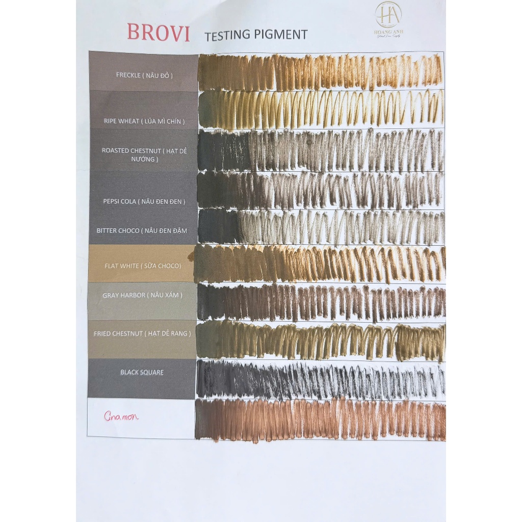 Mực Phun Mày Brovi Chính Hãng – Mực Brow Cao Cấp Nhập Khẩu Nga, Lên Màu Chuẩn – Bền Tone – An Toàn Tuyệt Đối