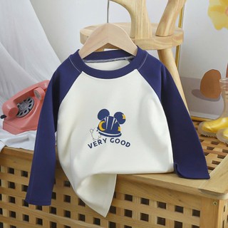 [Hàng mới về A01] Áo thun cho bé, áo cotton dài tay cho bé trai bé gái họa tiết ngộ ngĩnh, đáng yêu 6-27kg