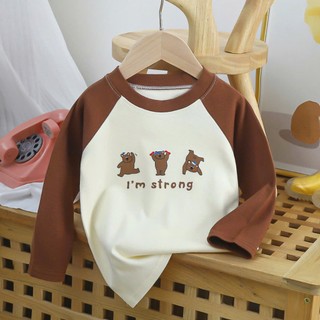 [Hàng mới về A01] Áo thun cho bé, áo cotton dài tay cho bé trai bé gái họa tiết ngộ ngĩnh, đáng yêu 6-27kg