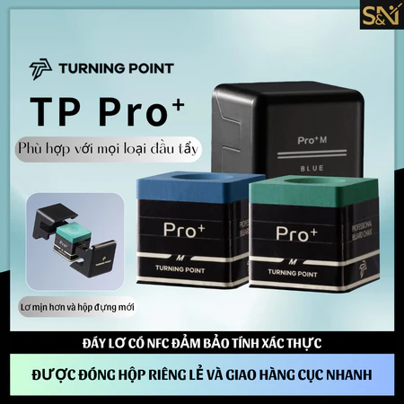 Lơ Bida TP Pro+ Chính Hãng – Kèm Hộp Kim Loại Cao Cấp – Siêu Bám, Ít Bụi, Độ Mịn Cao – Lên Phấn Đều