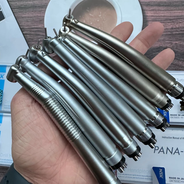 Tay Khoan Nha Khoa NSK Pana Max Có Đèn – Tay Khoan Nhanh Nha Khoa NSK 4 Lỗ [ BH 6th ]