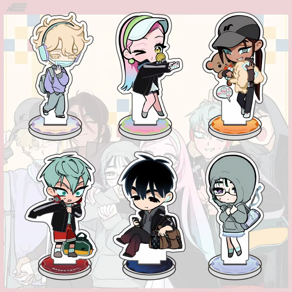 Mô Hình standee Anime ALIEN STAGE IVAN & TILL ver mặc đồ quần áo thể ...