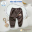 Set 3-5 Quần Zip Lông Thu Đông Cho Bé Sơ Sinh 5-15kg - Vải Zip Lông Phối Họa Tiết QZIL02 Đậu Đậu Store