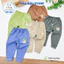 Set 3-5 Quần Zip Lông Thu Đông Cho Bé Sơ Sinh 5-15kg - Vải Zip Lông Phối Họa Tiết QZIL02 Đậu Đậu Store