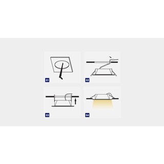 Đèn Led Downlight 90/7W Chính Hãng Rạng Đông, Đèn Âm Trần Mã AT06-V2 AT06-V2 Đế Nhựa - Senvangvn