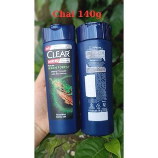Combo 3 Chai Dầu gội đầu Clear Men sạch gàu chai 140g hương Phong Lữ & Gỗ Đàn Hương - Hàng khuyến mãi