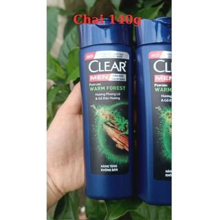 Combo 3 Chai Dầu gội đầu Clear Men sạch gàu chai 140g hương Phong Lữ & Gỗ Đàn Hương - Hàng khuyến mãi