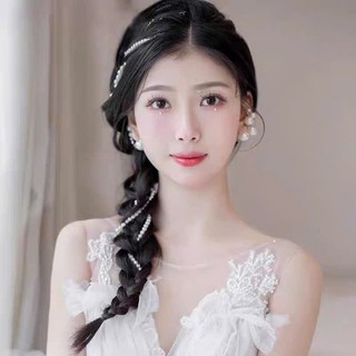 Kẹp tóc dây trai dài 60CM, phím kẹp tóc trang điểm điệu đà cho nàng Chồi accessories K459