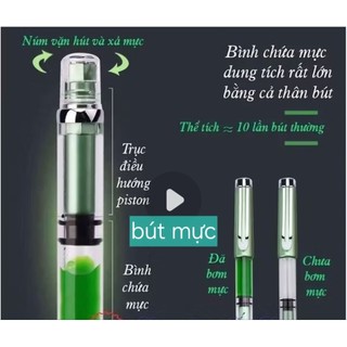 Bút máy luyện chữ T09-ngòi kim tinh lá tre, nét thanh đậm, không rỉ siêu bền