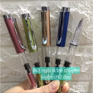 Bút máy luyện chữ T09-ngòi kim tinh lá tre, nét thanh đậm, không rỉ siêu bền