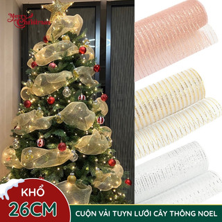 Dây Ruy Băng Trang Trí Noel – Chất Liệu Đẹp Làm Vòng Nguyệt Quế & Phụ Kiện Decor Giáng Sinh Nhà Cửa