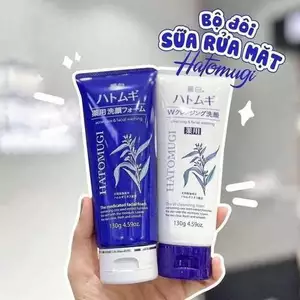Sữa Rửa Mặt Ý Dĩ Hatomugi Naturie 130g Nhật Bản