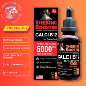 Dinh Dưỡng Vitamin B12 5000 Nâng Cấp, Nuôi Gom Bo 7-10 Ngày Đá. Tăng Bo Khủng, Bóng Mượt lông (50ml)