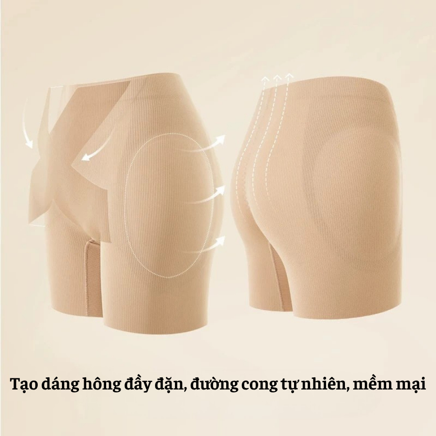 Quần Độn Hông Tự Nhiên Mút Liền Chất Su Thoáng Khí Không Lộ Viền DORIS 2028