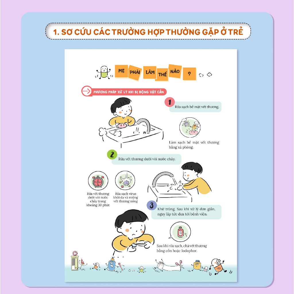 Sách - Mẹ Ơi Đừng Lo Sơ Cứu Cho Trẻ Em - Tôn Hoành Vĩ - NXB Dân Trí
