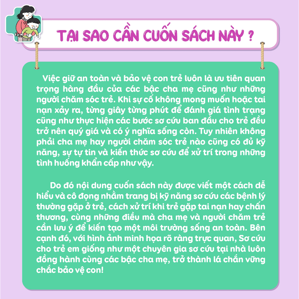 Sách - Mẹ Ơi Đừng Lo Sơ Cứu Cho Trẻ Em - Tôn Hoành Vĩ - NXB Dân Trí