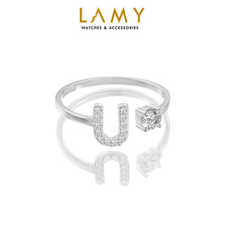 Nhẫn bạc nữ LAMY U Initial Ring Silver 8270 - Nhẫn bạc ta cao cấp