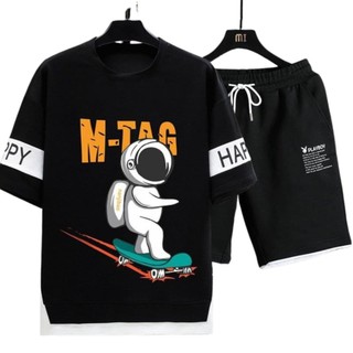 Bộ Thể Thao Nam Nữ M-TAG Chất Thun Mè Thái Mềm Mại, Thoáng Mát, Trẻ Trung, Sét Đồ Hè Mặc Nhà K1