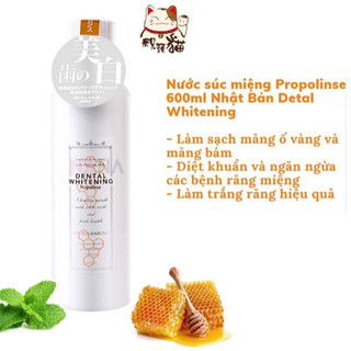 [ CHÍNH HÃNG ] Nước súc miệng Propolinse Nhật Bản giúp làm sạch, giảm mảng bám, ngừa hôi miệng 600ml - CÔ THƯ MARKET