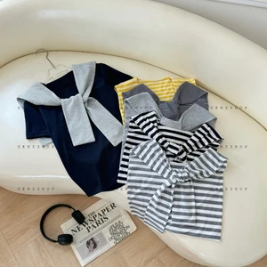 Khăn Choàng Vắt Vai [Genzshop] Phối Áo Sơ Mi Áo Thun Chất Cotton 2 Lớp