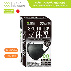 Khẩu trang iSDG vải không dệt dạng chống bụi mịn an toàn lành tính