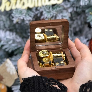 Hộp Nhạc Merry Christmas – Hộp Nhạc Gỗ Noel, Nhạc Giáng Sinh, Decor, Trang Trí, Quà Tặng Giáng Sinh