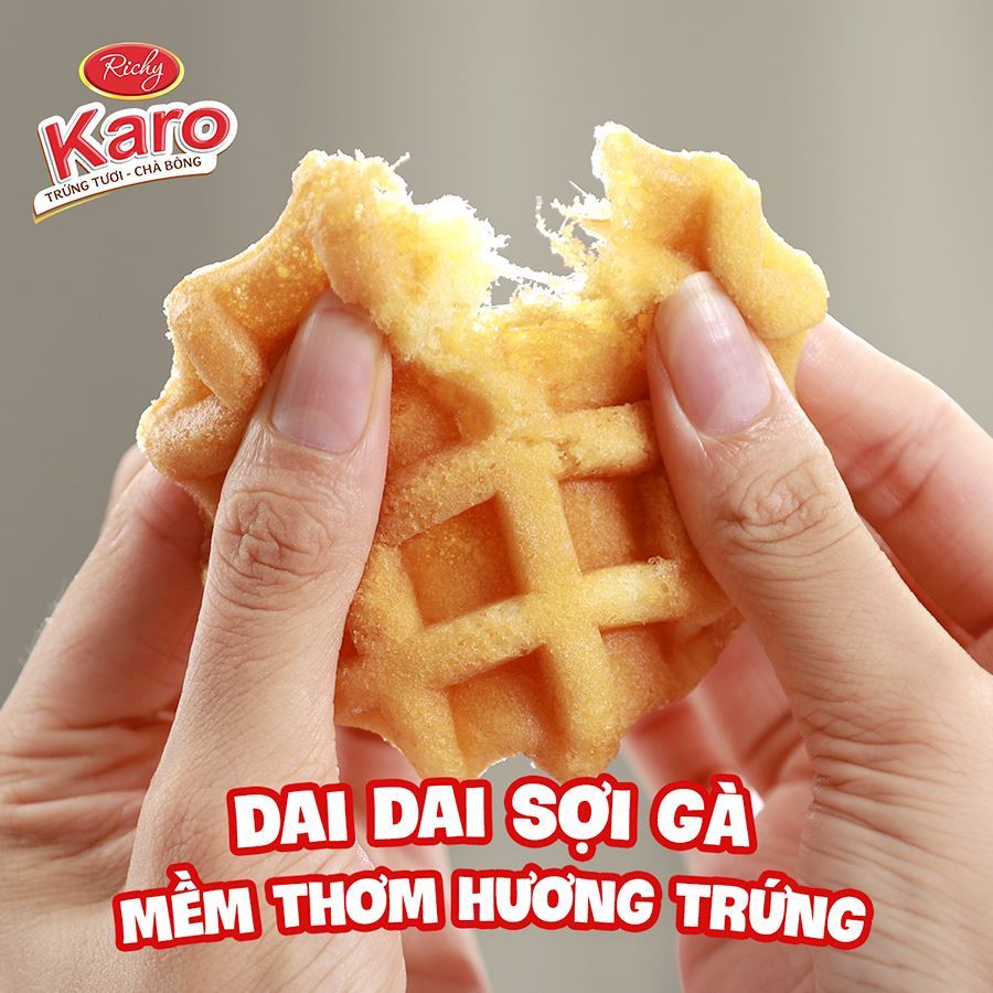[Tặng quà đơn từ 129k]Combo 3 bịch Karo Sữa, Vị nguyên bản, Karo chà bông sợi gà, Karo phô mai hoàng kim, HSD 45-90 ng