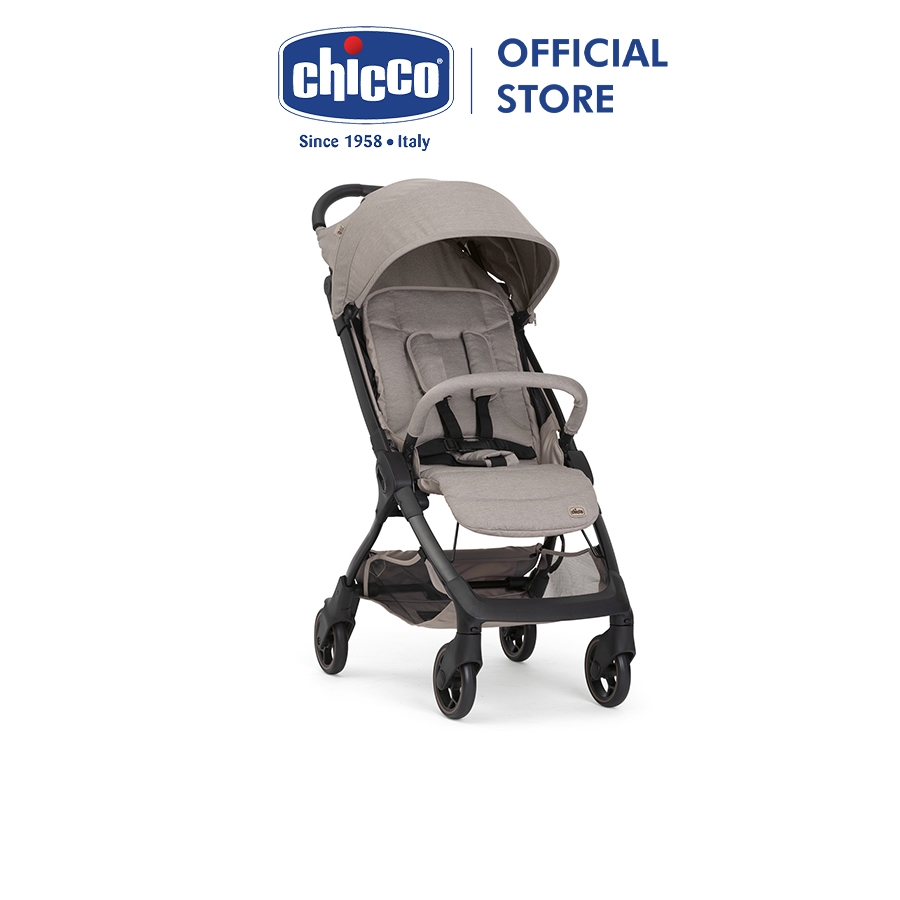Xe đẩy du lịch Chicco Aero We - Màu ghi yến mạch/ Màu xanh matcha