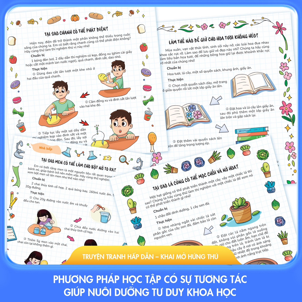 Sách - Bách Khoa Toàn Thư Vui Nhộn - Thí Nghiệm Khoa Học - Kiến Thức Khoa Học Thú Vị Cho Trẻ