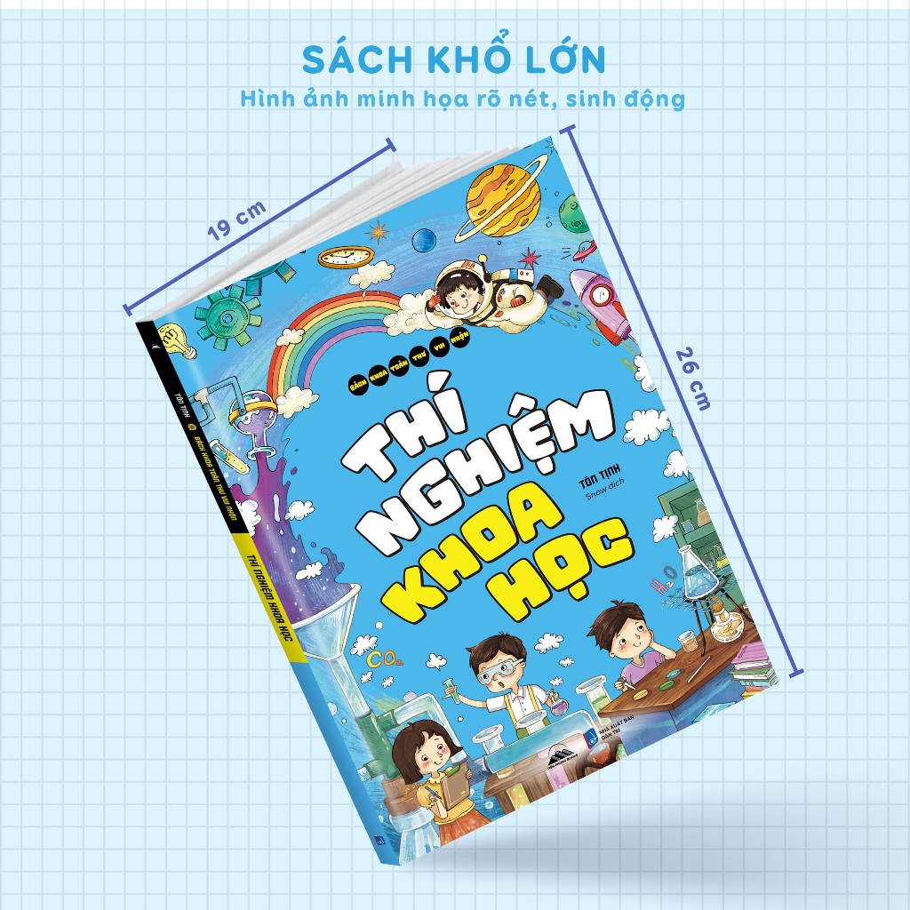 Sách - Bách Khoa Toàn Thư Vui Nhộn - Thí Nghiệm Khoa Học - Kiến Thức Khoa Học Thú Vị Cho Trẻ