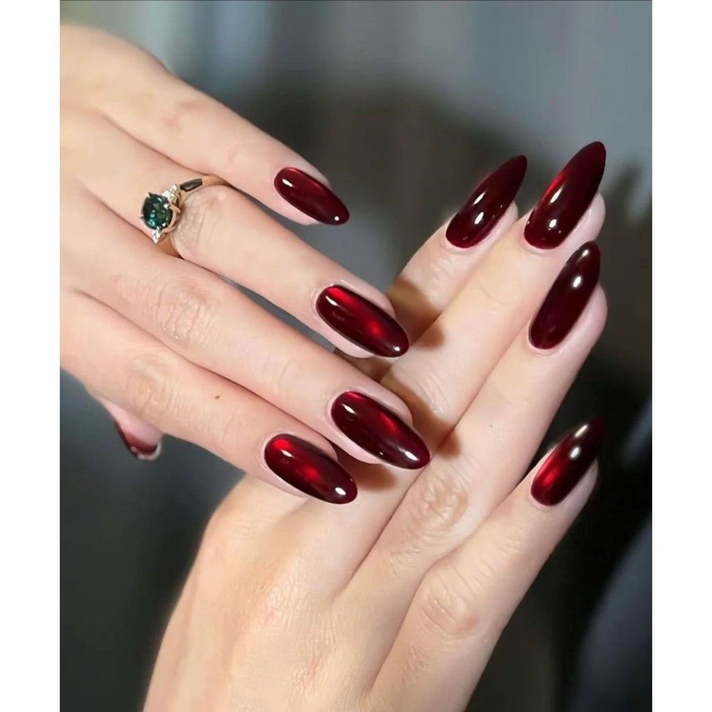 ( HOẢ TỐC) S10 HOT NAIL BOX MẮT MÈO TRƠN CHỌN MÀU NỀN ĐEN SLAY SÁNG DA THEO PHONG THỦY - SCONAIL BOX
