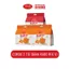 Combo 3 bịch Karo Sữa, Vị nguyên bản, Karo chà bông sợi gà, Karo phô mai hoàng kim, HSD 45-90 ng