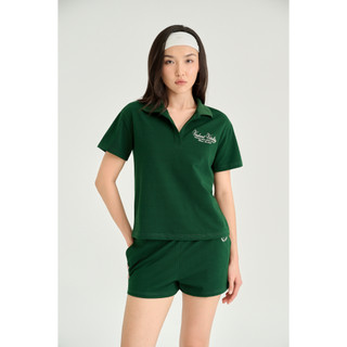 THEKIM Set bộ thể thao Verdant Vitality áo polo ngắn tay và quần short , set bộ đùi ngắn tay chất liệu mềm mịn CS369