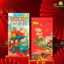Xấp 10 Cái Mẫu Bao Lì Xì Truyền Thống Gia Đình Đoàn Viên Sum Vầy Sung Túc An Khang 2026 - BỐ KHỦNG LONG