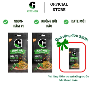 Khô gà vị lá chanh G Kitchen 22g 48 gói