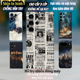 Miếng dán skin mặt lưng full viền cho điện thoại S25 Ultra S24 Ultra S23 S22 Ultra Fold 3 4 5 Flip3 Fold 4