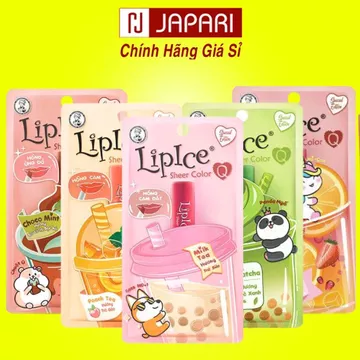 Son Dưỡng Có Màu Lipice Sheer Color Q 2.4g - Son Dưỡng Ẩm Có Màu Tự Nhiên Hiệu Chỉnh Sắc Môi- Japari