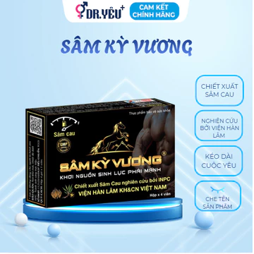 Viên Uống Sâm Kỳ Vương Hỗ trợ Sinh Lý Nam Chiết Xuất Sâm Cau, Đông Trùng Hạ Thảo