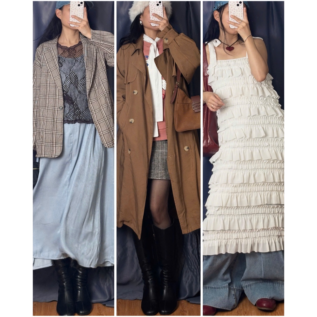[APRIL6 CLOTHING] Đầm váy vintage dáng dài mix&macth, combo nhiều chi tiết, có tách lẻ