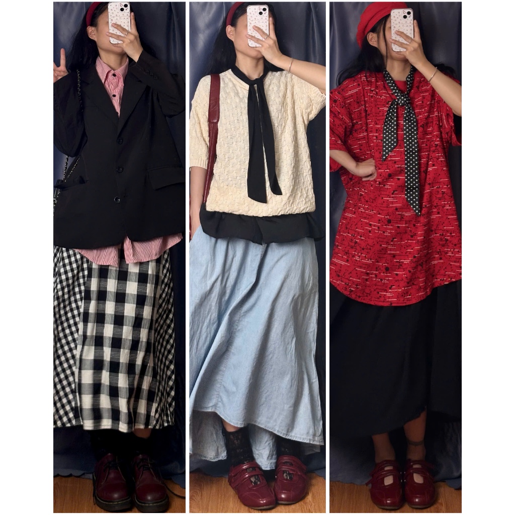 [APRIL6 CLOTHING] Đầm váy vintage dáng dài mix&macth, combo nhiều chi tiết, có tách lẻ