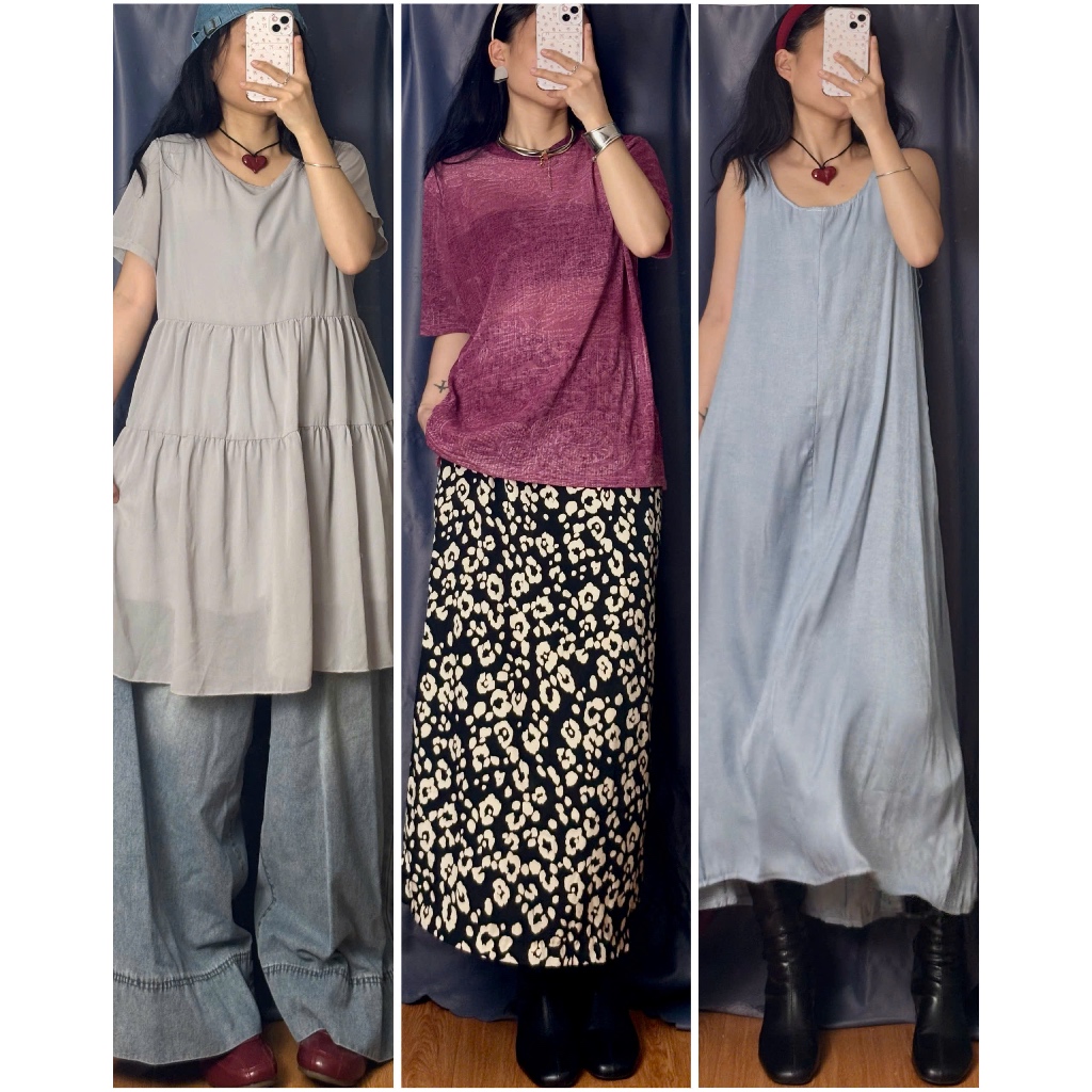 [APRIL6 CLOTHING] Đầm váy vintage dáng dài mix&macth, combo nhiều chi tiết, có tách lẻ