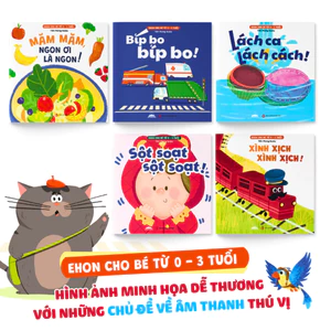 Sách - Combo Ehon Âm Thanh Cho Bé Từ 0 - 3 Tuổi - Tiên Phong Books