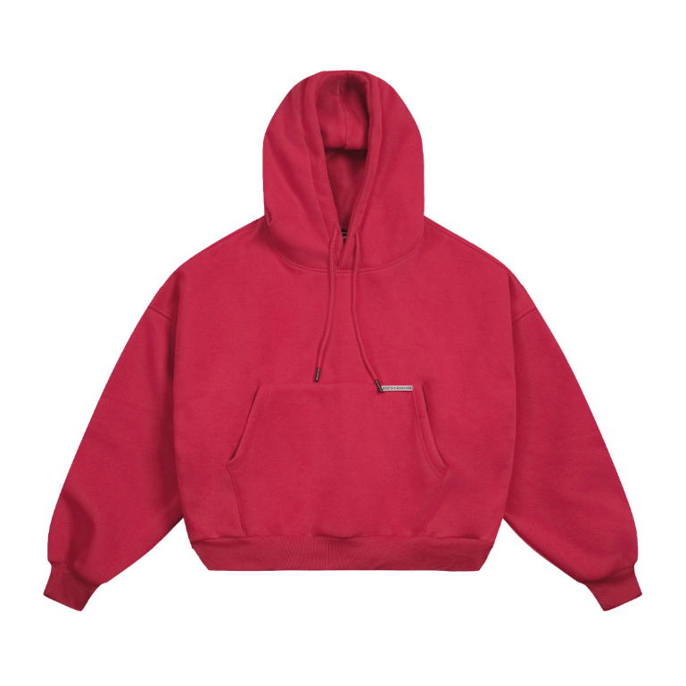 Áo Hoodie BOXY BASIC KÈM TAG chât vải nỉ bông dày dặn, giữ ấm tốt, form rộng nón to khoác ngoài nam nữ