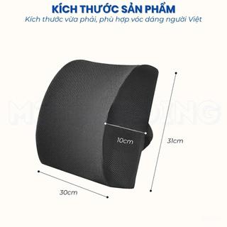 Gối tựa lưng văn phòng dạng ngắn hỗ trợ giảm đau thắt lưng M2T BEDDING kích thước 32x30x10cm/1 chiếc
