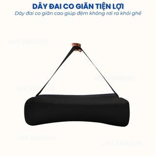Gối tựa lưng văn phòng dạng ngắn hỗ trợ giảm đau thắt lưng M2T BEDDING kích thước 32x30x10cm/1 chiếc