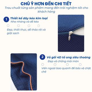 Gối tựa lưng văn phòng dạng ngắn hỗ trợ giảm đau thắt lưng M2T BEDDING kích thước 32x30x10cm/1 chiếc