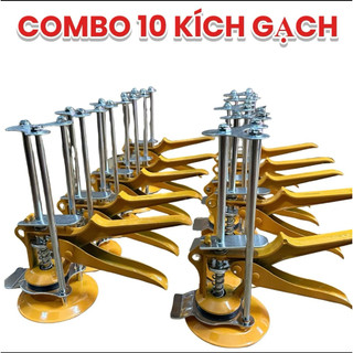 Combo 10 cái Kích Nâng gạch Loại 1, kích kê gạch 3 trụ - Dụng cụ ốp lát gạch