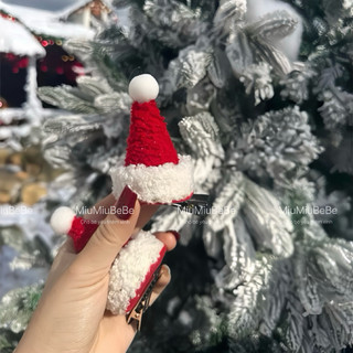 [Loại đẹp] Kẹp Mũ/Nơ Caro nguyên liệu nhập phù hợp Noel cho bé