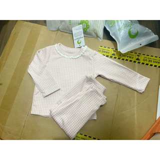 Bộ điều hoà nỉ kẻ tăm cho bé 6-15kg